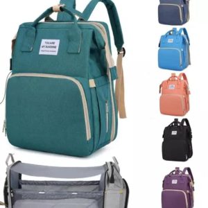 Folding crib baby bag